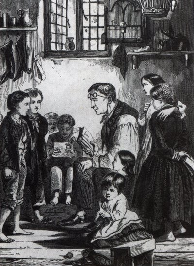 John Pounds Teaching Children in His Home by English School